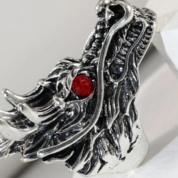 Accessories 41 Men Dragon Head Design Ring Poshmark
